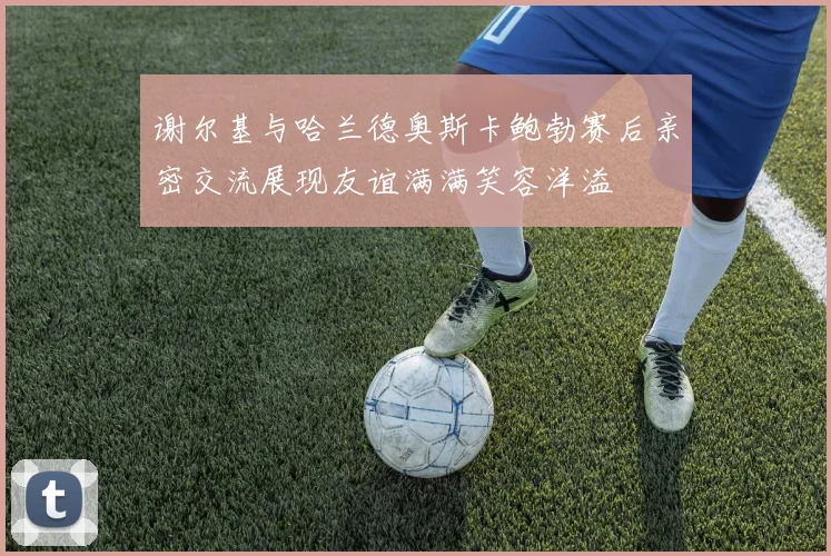 谢尔基与哈兰德奥斯卡鲍勃赛后亲密交流展现友谊满满笑容洋溢